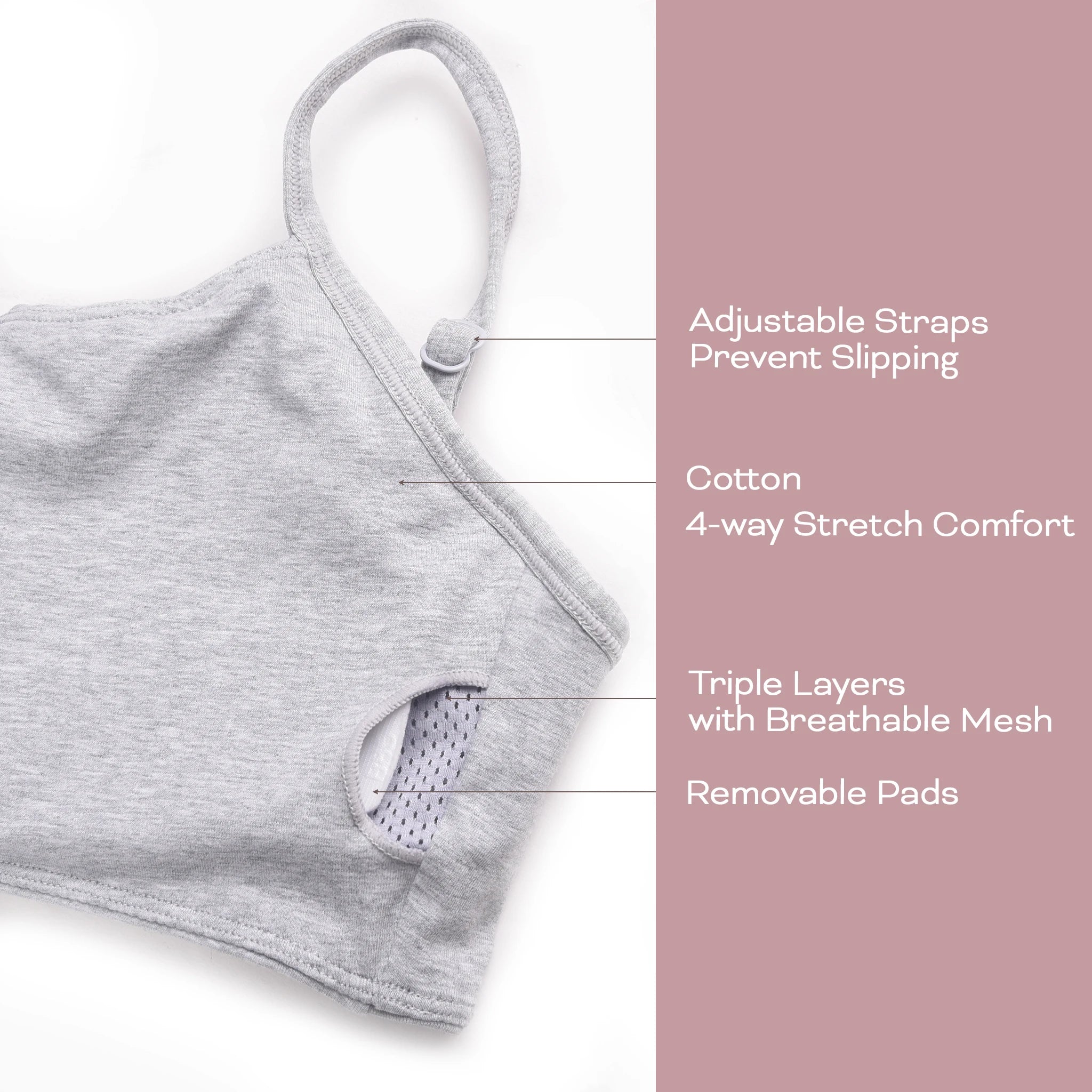 Women's Cotton Padded Yoga Bra Comfortable Sports Bra for Fitness And Exercise