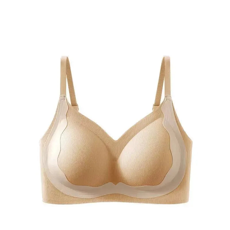 Adjustable Fixed-Cup Bra for Women Comfortable Wire-Free Push-Up Back Beautiful High-Quality Underwear